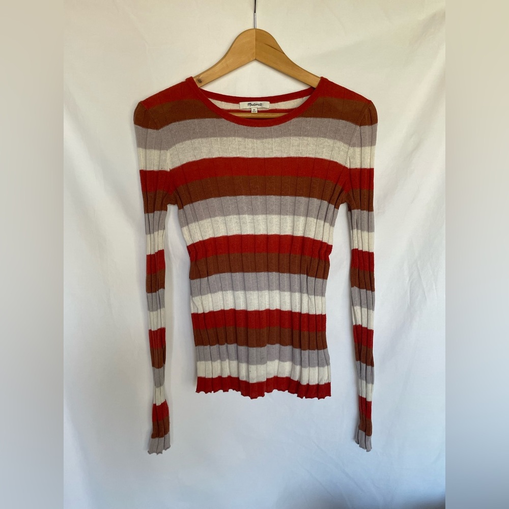 Madewell striped knit sweater